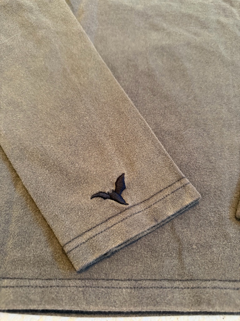 Ditch Graphic Long Sleeve Shirt Brown Grunge Heart Y2k Large — image 5 of 5